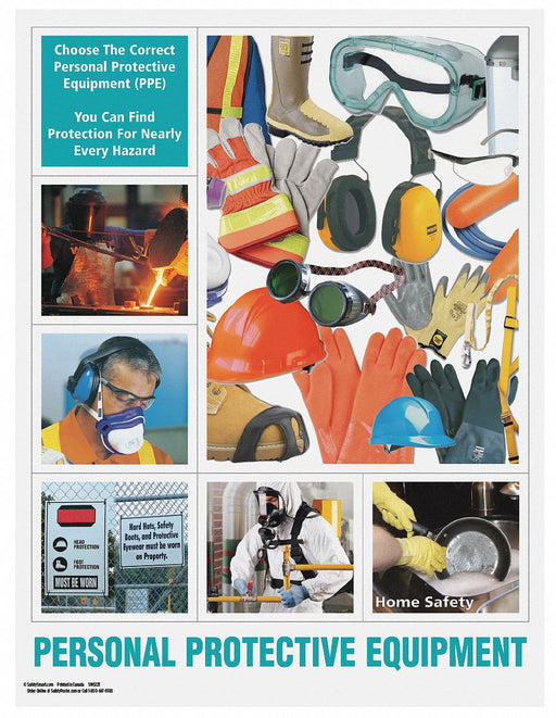 Safety Poster 22 in x 17 in Paper