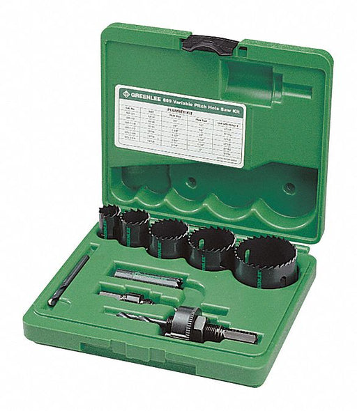 Hole Cutter Kit Saw Range 7/8 to 1-3/8 