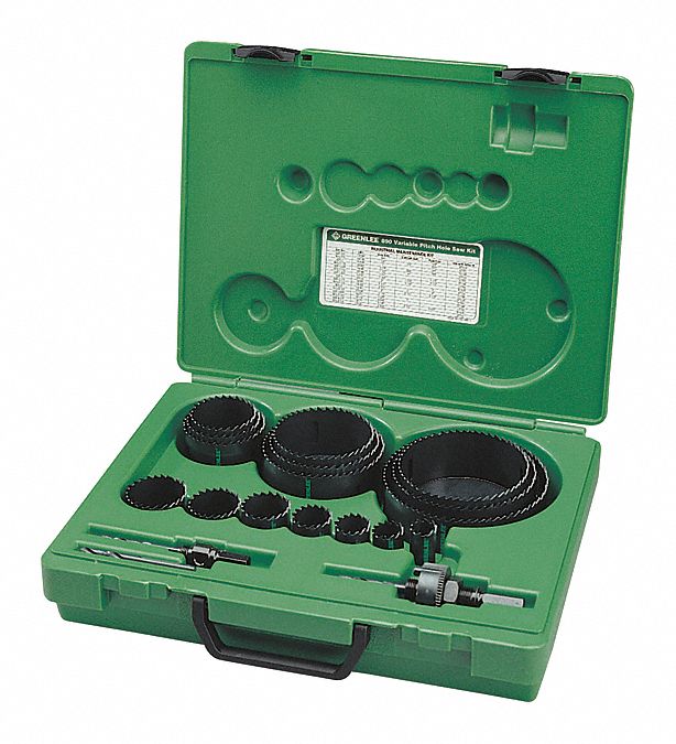 Hole Saw Kit Saw Range 7/8 to 2-1/2 