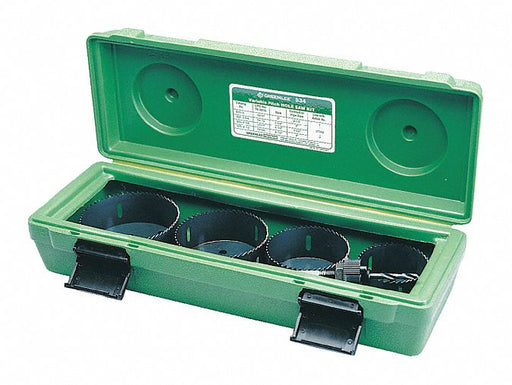 Hole Saw Kit Saw Range 1 to 2-1/8 