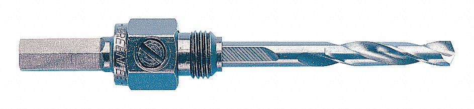Arbor Hex Fits Hole Saw 9/16 to 1-3/16in
