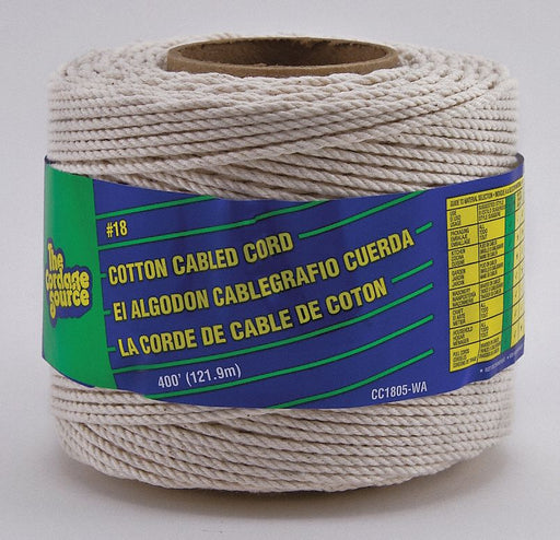 Twine 1/16 in Dia x 400 ft L 20 lb