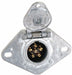 Trailer Connector Socket 6-Way Brass