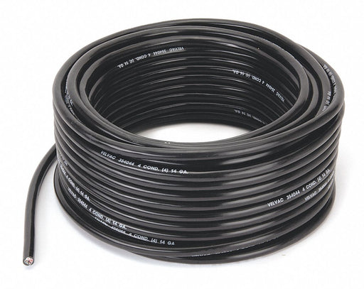 Trailer Cable 14 AWG Black 100 ft