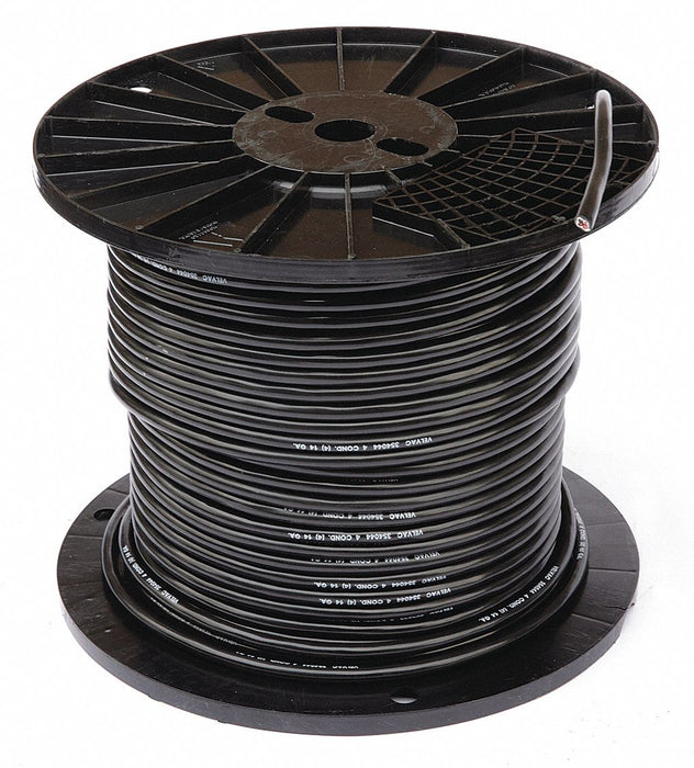 Trailer Cable 14 AWG Black 500 ft