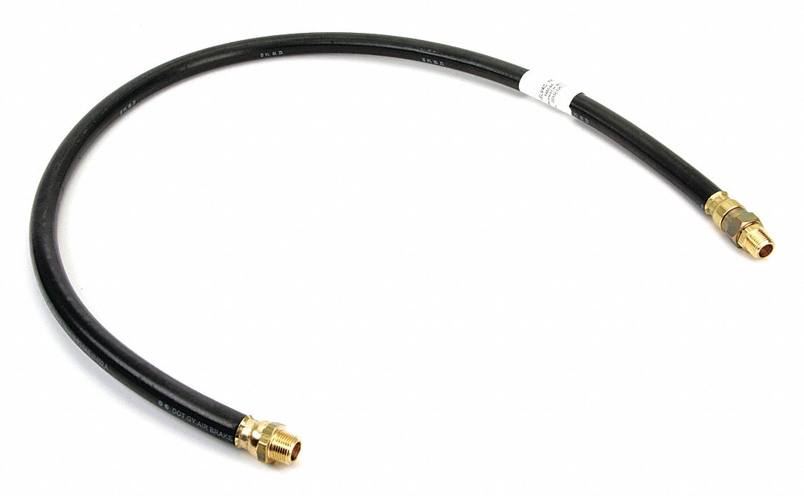 Air Brake Hose 44 in Black