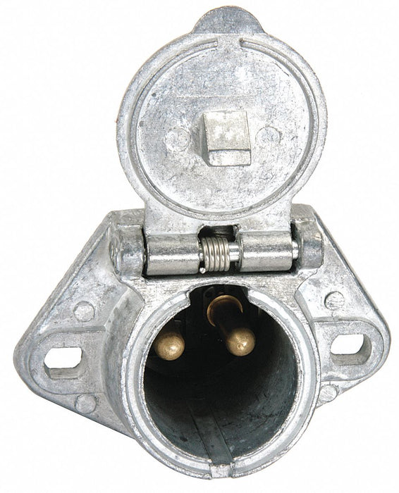 Dual Pole Receptacle Two Pole Brass