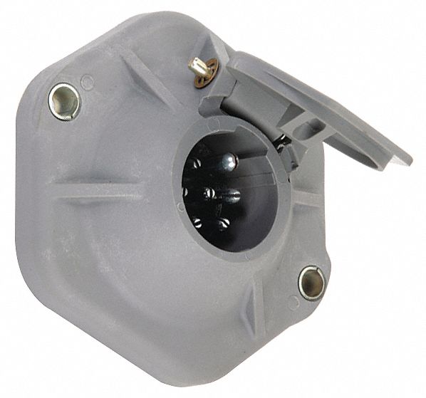 Socket 7-Way Zinc Plated Brass