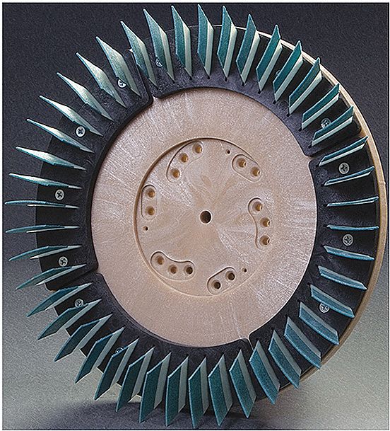 Polishing Abrasive Pad 12 in Dia Blue