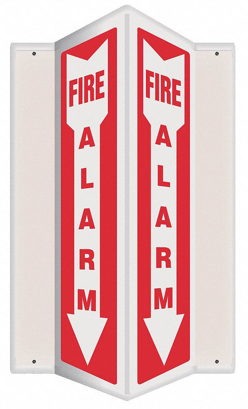 Fire Alarm Sign 18X7-1/2 
