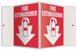 Fire Extinguisher Sign 6X8-1/2 