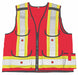 Hi Vis Surveyor Vest Class 1 M Red