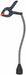 Mag Arm Clamp Flex 13 In 20 lb 1-1/4 Cap