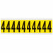 NumberLabel Vinyl 2-1/4inH 7/8inW