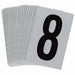 NumberLabel 1-1/2inH 1inW PK25