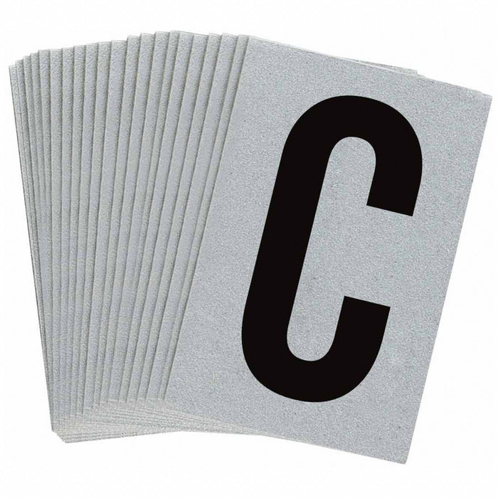 LetterLabel 1-1/2inH 1inW PK25