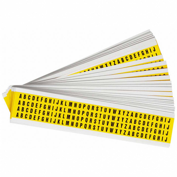 LetterLabelSet Vinyl 3/8inH 1/4inW PK25