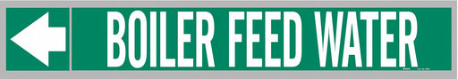 Pipe Marker Boiler Feed Water 1in H