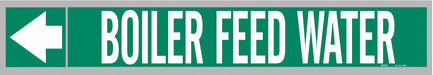 Pipe Marker Boiler Feed Water 2in H