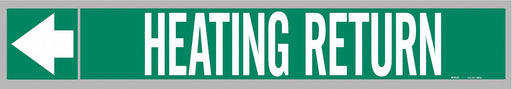 Pipe Mrkr Heating Retrn 1in H 8in W