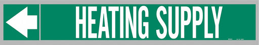 Pipe Mrkr Heating Spply 1in H 8in W