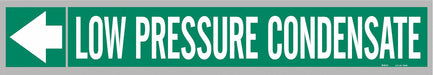 Pipe Marker Low Pressure Condensate