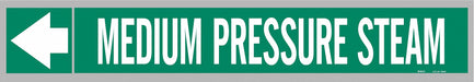 Pipe Marker Medium Pressure Steam