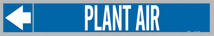 Pipe Marker Plant Air 2in H 12in W
