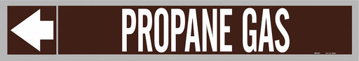 Pipe Marker Propane Gas 1in H 8in W