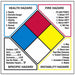 NFPA Label 6 in H 6 in W Paper PK500