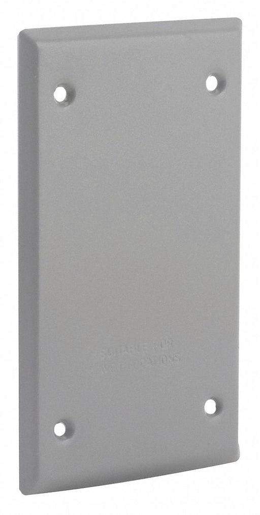 Wp Cover Single Gang Flat Blank