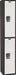 Lckr 2x1Lckr LtGry/Bk 72 x12 x18 UnAssm