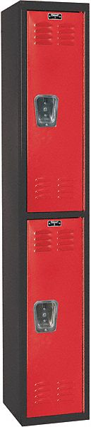 Lckr 2x1Lckr Red/Blk 72 x12 x18 UnAssm