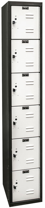 Lckr 6x1Lckr LGry/Blk 72 x12 x18 UnAssm