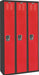 Lckr 1x3Lckr Red/Blk 72 x36 x18 Assm