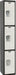 Lckr 3x1Lckr LtGry/Blk 72 x12 x18 Assm