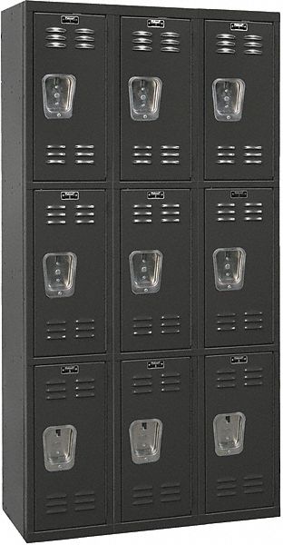 Lckr 3x3Lckr Black 72 x36 x18 Assm