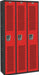Lckr 1x3Lckr Red/Blk 72 x36 x18 Assm