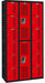 Lckr 2x3Lckr Red/Blk 72 x36 x18 Assm