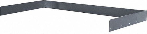 Back/End Stop 60inW x 30inD x 6inH Blk