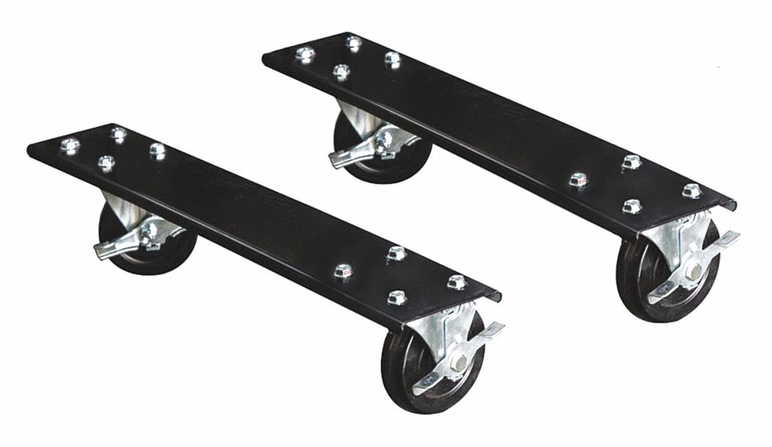 Caster Kit Steel Black