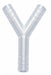 Wye Polypropylene Barbed1/4in PK12