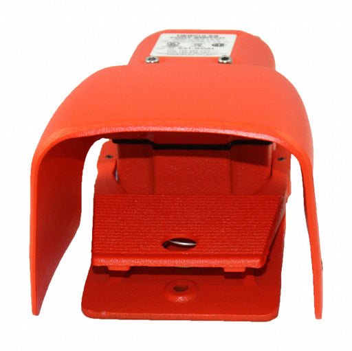 FootSwtch Orange CastIron SPDT Momentary