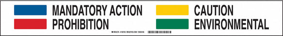 Sign Slider Insert 3x23 7/8in White Alum