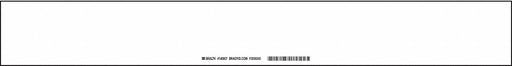 Sign Slider Insert 3x23 7/8in White Poly