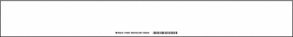 Sign Slider Insert 3x23 7/8in White Poly