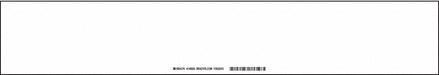 Sign Slider Insert 4x23 7/8in White Alum