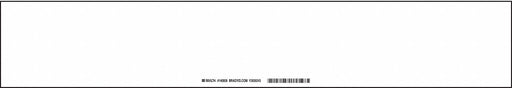 Sign Slider Insert 4x23 7/8in White Alum