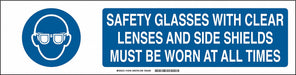 Sign Slider Insert 6x23 7/8in White Poly