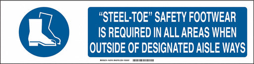 Sign Slider Insert 6x23 7/8in White Alum